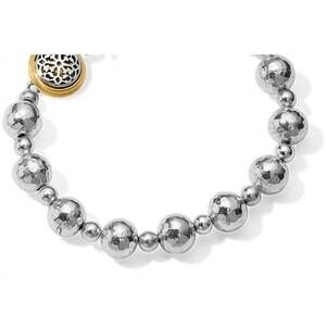 NEW BRIGHTON women's ferrara hammered bead in silver